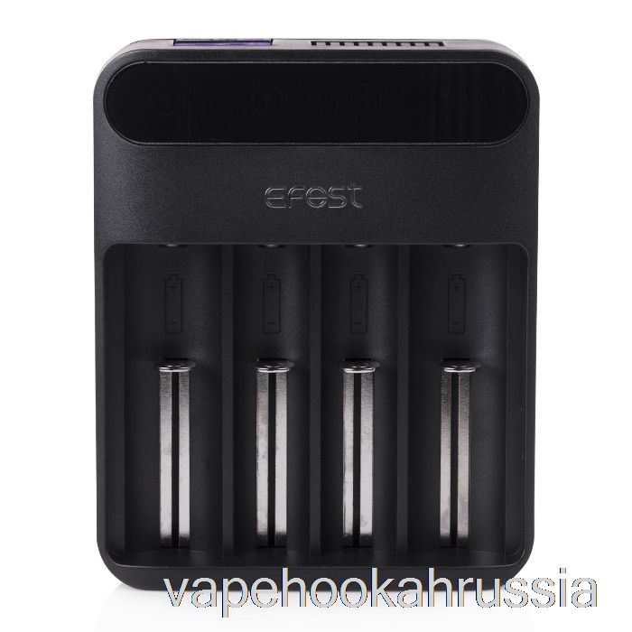 Vape Russia Efest Lush Q4 интеллектуальное светодиодное зарядное устройство с 4 отсеками